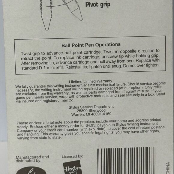 Vintage Hasbro Official Super Soaker Pen 2002 - Picture 8 of 9